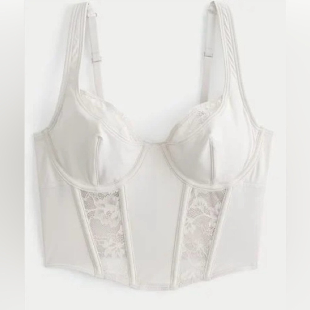Hollister/Gilly Hicks Small Cream Bustier